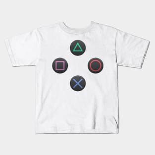 PS4 Controller Buttons Kids T-Shirt